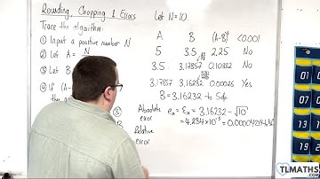 OCR MEI Numerical Methods A: 05 Tracing an Algorithm Part 3