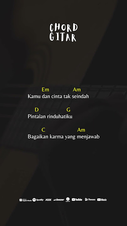 Chord Gitar Jaz - Karma #shorts