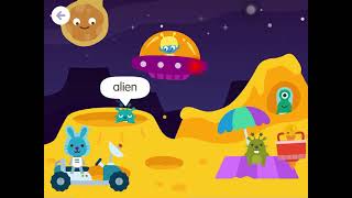Sago mini School  Topic: Moon  moon cycle, numbers, arts, videos, read/play & learn