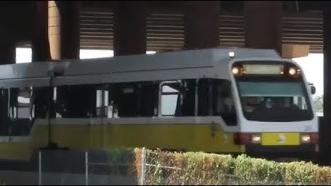 4 Fast DART rail Trains in Dallas, TX!