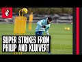 Philip hits top bins and kluivert dazzles in international break training 