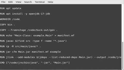 Programming {{ java jlink buck }} hello world