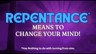 Repentance To Turn From Unbelief