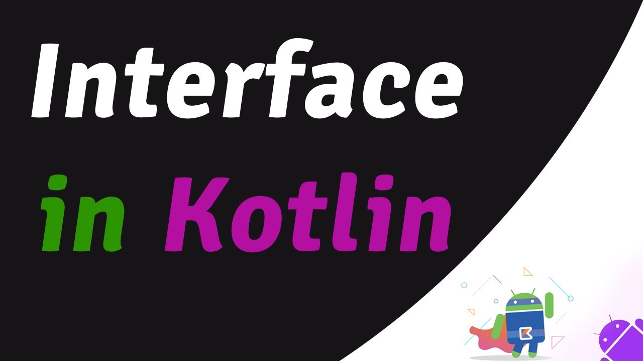 Interface in Kotlin - YouTube