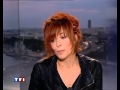 Mylene Farmer JT de 20 heures TF1 31 08 2008 "J'aimerais juste vous dire..."