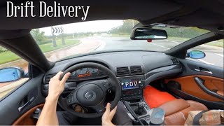 Uber Eats During a HURRICANE in my 1.5JZ E46 M3 *POV*