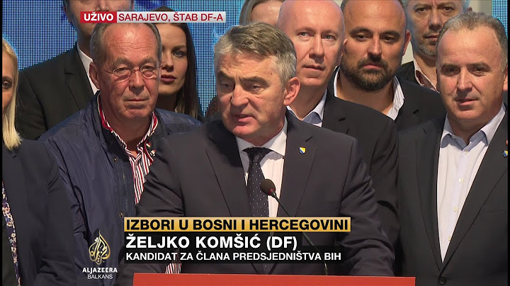 Komšić: Promjena na političkoj sceni u BiH