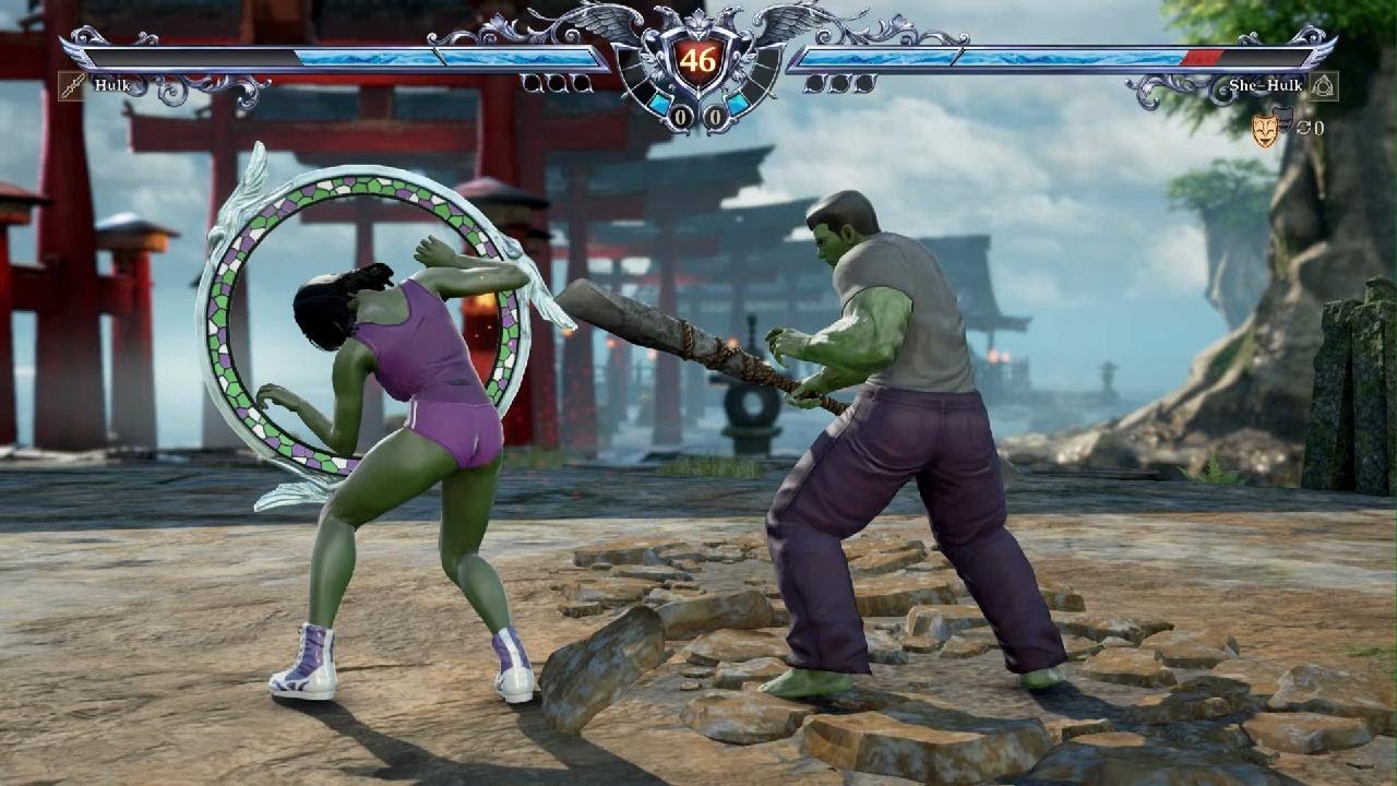 Hulk vs She Hulk, Soul Calibur VI - YouTube