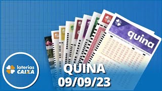 Resultado da Quina - Concurso nº 6237 - 09/09/2023