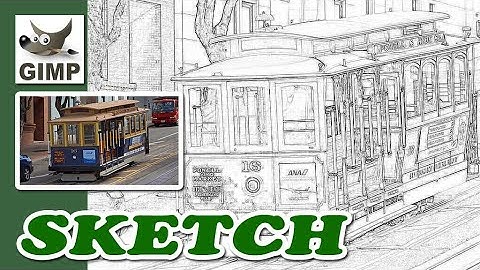 Turn Photo Into Sketch in GIMP
