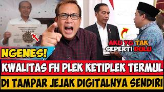 NGWAKAK,.! FH MEN-DUNGUKAN DIRI, SETARA DENGAN TERMUL,.! BERMAIN API DIPUSARAN IJAZAH,.!