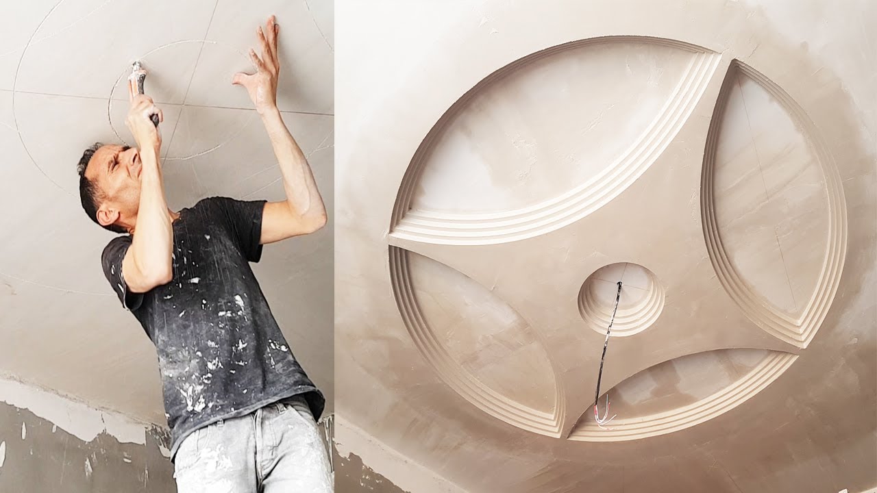 تصميم جميل بالجبس لغرف النوم Beautiful plaster design for bedrooms