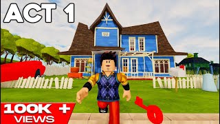 ROBLOX HELLO NEIGHBOR ACT 1