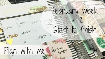 2016 Heidi Swapp memory planner. Decoration process. February Plan with me. Part 1.