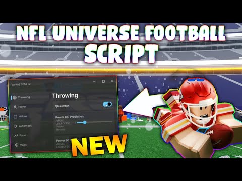 *NEW* NFL Universe Football Script (PASTEBIN 2025) (AIMBOT , AUTO MAG ...