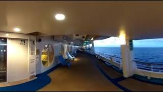 360 Degrees camera used for walk to the front of Independence of the Seas