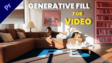 GENERATIVE FILL FOR VIDEO - PREMIERE PRO x PHOTOSHOP