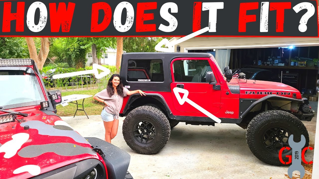 We Install a JK Style Hard Top On Our TJ!! Full Install & Review! - YouTube