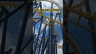 The Sheer Scale of Odyssey #themepark #odyssey #amusementpark #fantasyisland #rollercoaster