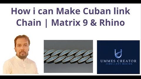 How To Make A 3d Cuban Link Chain Model In Minutes!