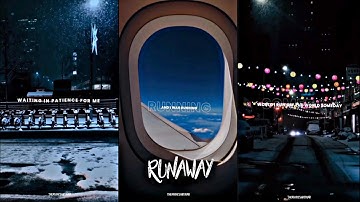 Aurora - Runaway (Lyrics) | Whatsapp Status / Edit 💙 | Theanimeshkumar | #shorts