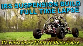 Go Kart Full Suspension Independent Rear Suspension (IRS) Time Lapse