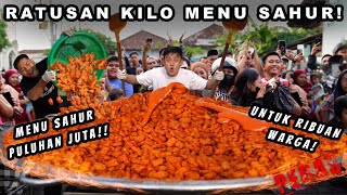 PECAH‼️MENU SAHUR VIRAL CHEF BOBON DIKERUMUNIN WARGA!!