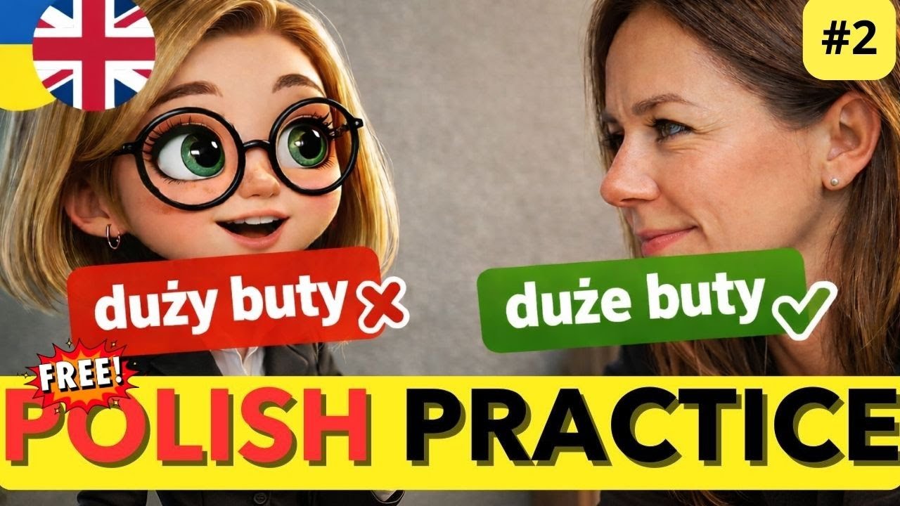 Учитесь говорить по-польски и практикуйтесь 🇵🇱TO JEST vs TO SĄ + прилагательные (A1–A2)