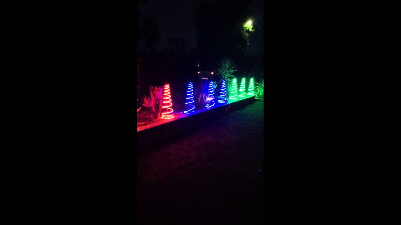 8 Rgb spiral trees YouTube