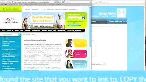 How to add web links to a Moodle course page