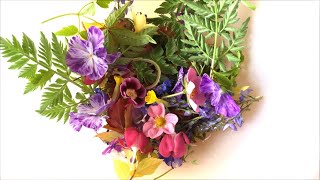How to do Pressed Flowers for pictures and cards - Part 1