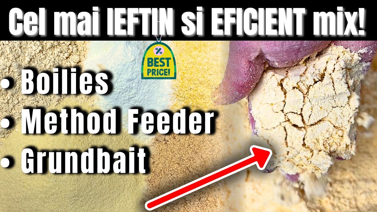 Rețetă Mix Ieftin: Ideal pentru Boilies, Method Feeder și Grundbaits!