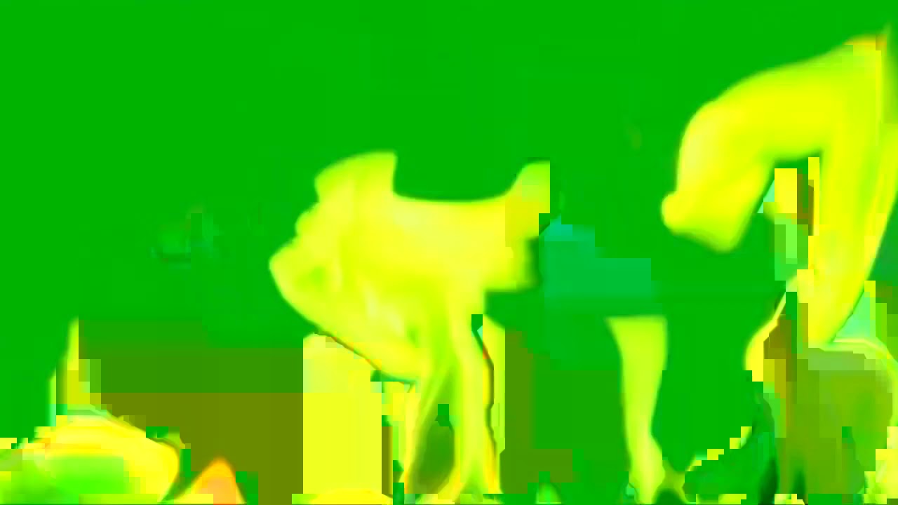 Flame of fire green screen chroma key animation effects HD footages ...