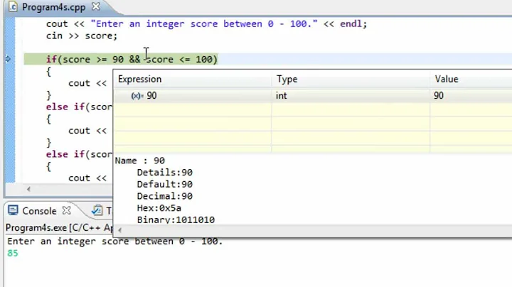 Using Conditional Statements in C++ (Multiple Alternative Example)