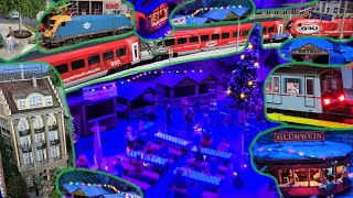 H0 Modelleisenbahn - Weihnachts Special mit Fahrbetrieb, neuen Zügen und einer Liebesgeschichte