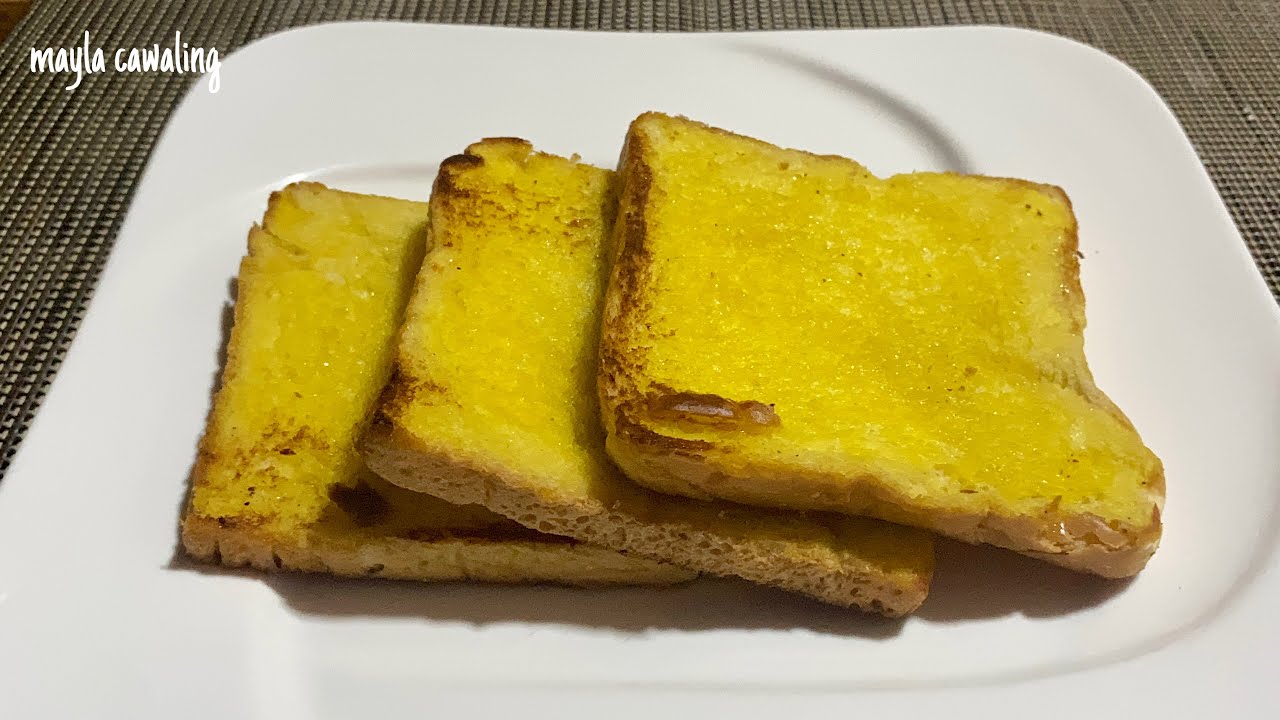 Margarine and Sugar Toasted Bread No Oven Toaster YouTube