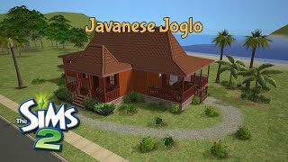 Javanese Joglo in Indonesia: The Sims 2 Speed Build
