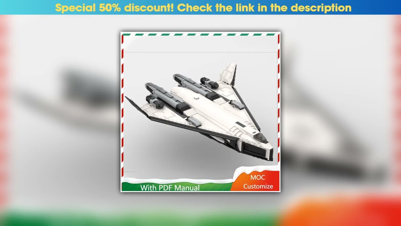 Discount 4751 Pcs Moc High Tech City Trans Atmospheric Shuttle Aircraft Model Building Blocks Techn