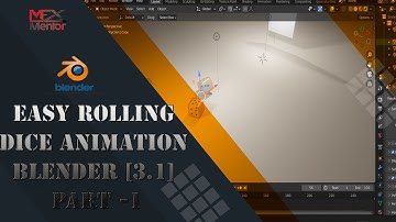 Easy Rolling dice animation tutorial Blender [3.1]  PART -1#dice
