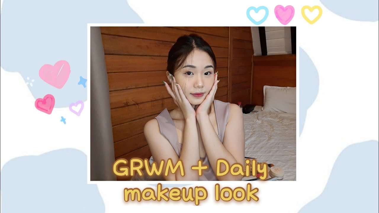 GRWM + Daily makeup look with local product under 200k !!!