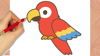 Como Desenhar uma Arara Fofa screenshot 3