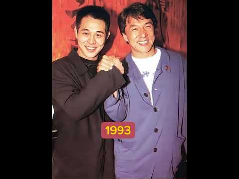 Jet Li vs Jackie Chan, Through the Years (1983 -2023) #shorts  #transformation