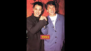 Jet Li vs Jackie Chan, Through the Years (1983 -2023) #shorts  #transformation