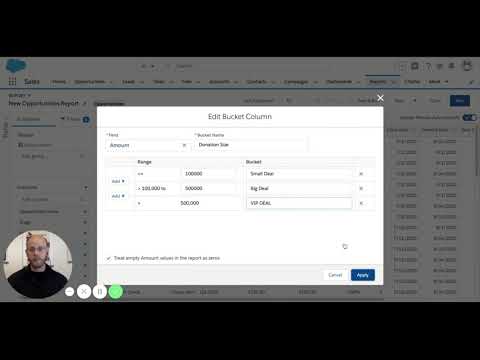 Group Salesforce Report Data Your Way — How to Use Bucket Fields