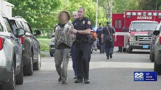 Multiple agencies search for suspect on Autumn Road in Agawam