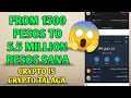 Grabe from 1500 pesos to 55 million pesos  crypto is crypto talaga