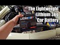 Weight reductions with lithiumax race9 lightweight 12v car battery