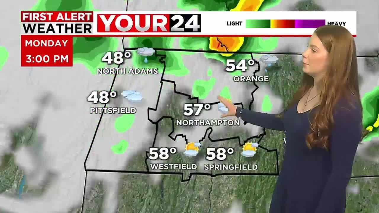 Dry For Monday Morning, Then A Few More Showers - YouTube
