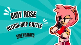 FNF Amy Rose - Glitch Warrior by MafyGames