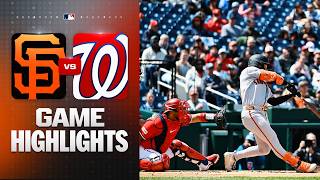 Giants Vs Nationals Game Highlights 41926  Mlb Highlights
